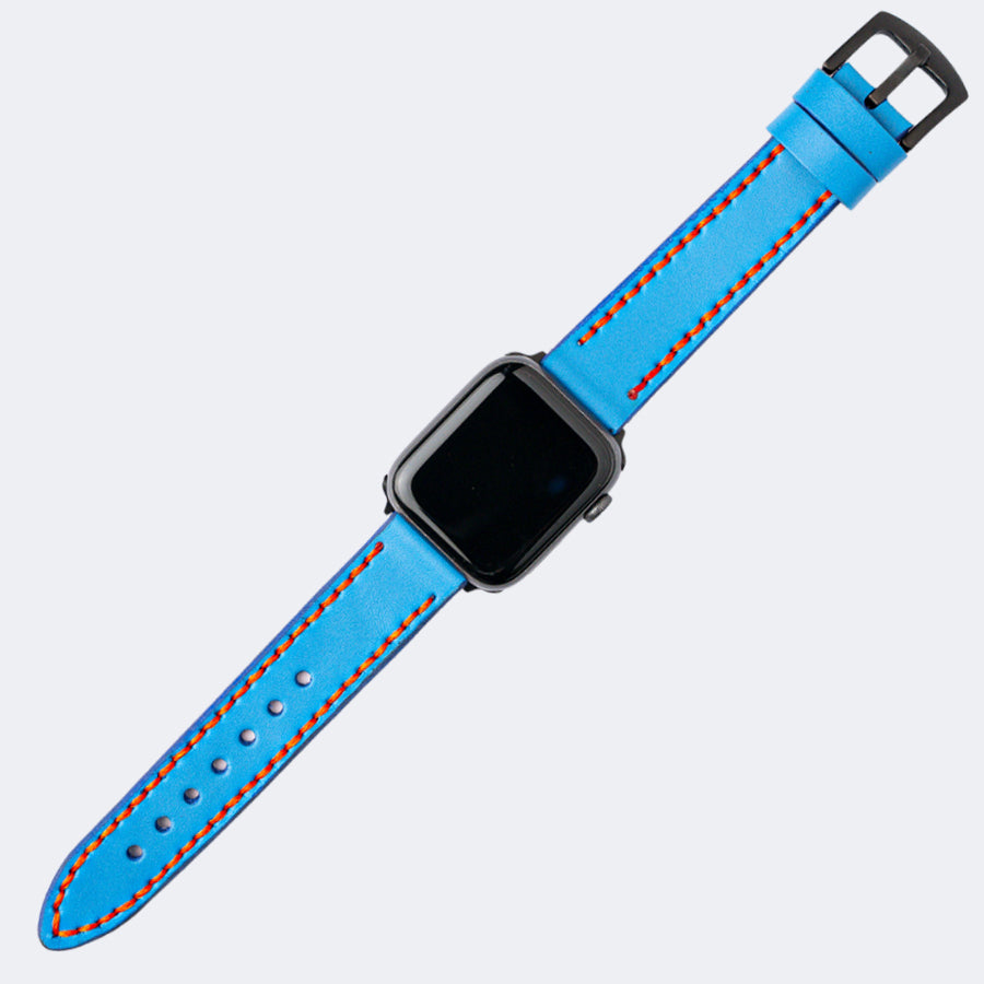 Apple Watch Kayış - Kobalt Mavi Orange